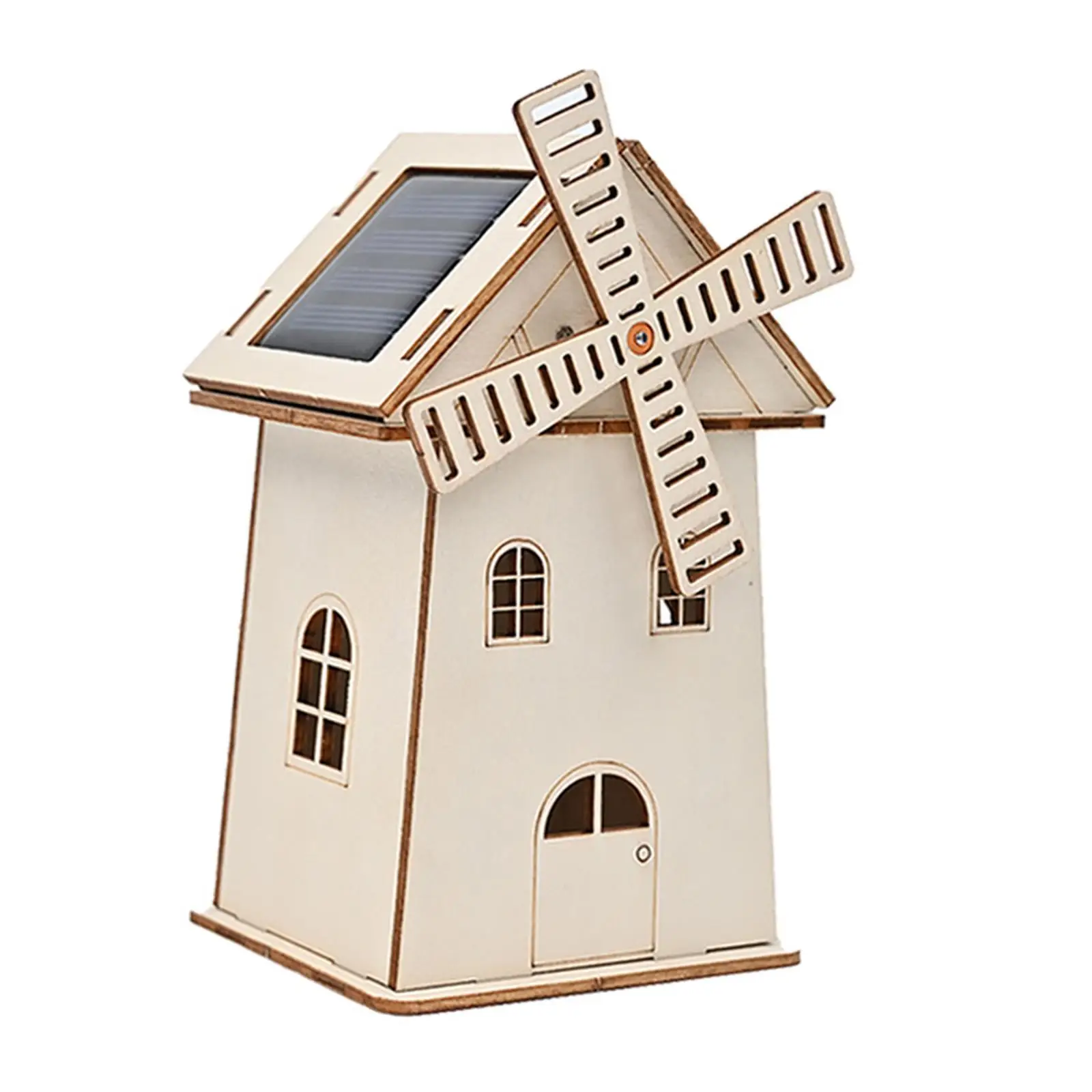 Science Experiment Kit Solar Energy Windmill House for Children Teens Kids