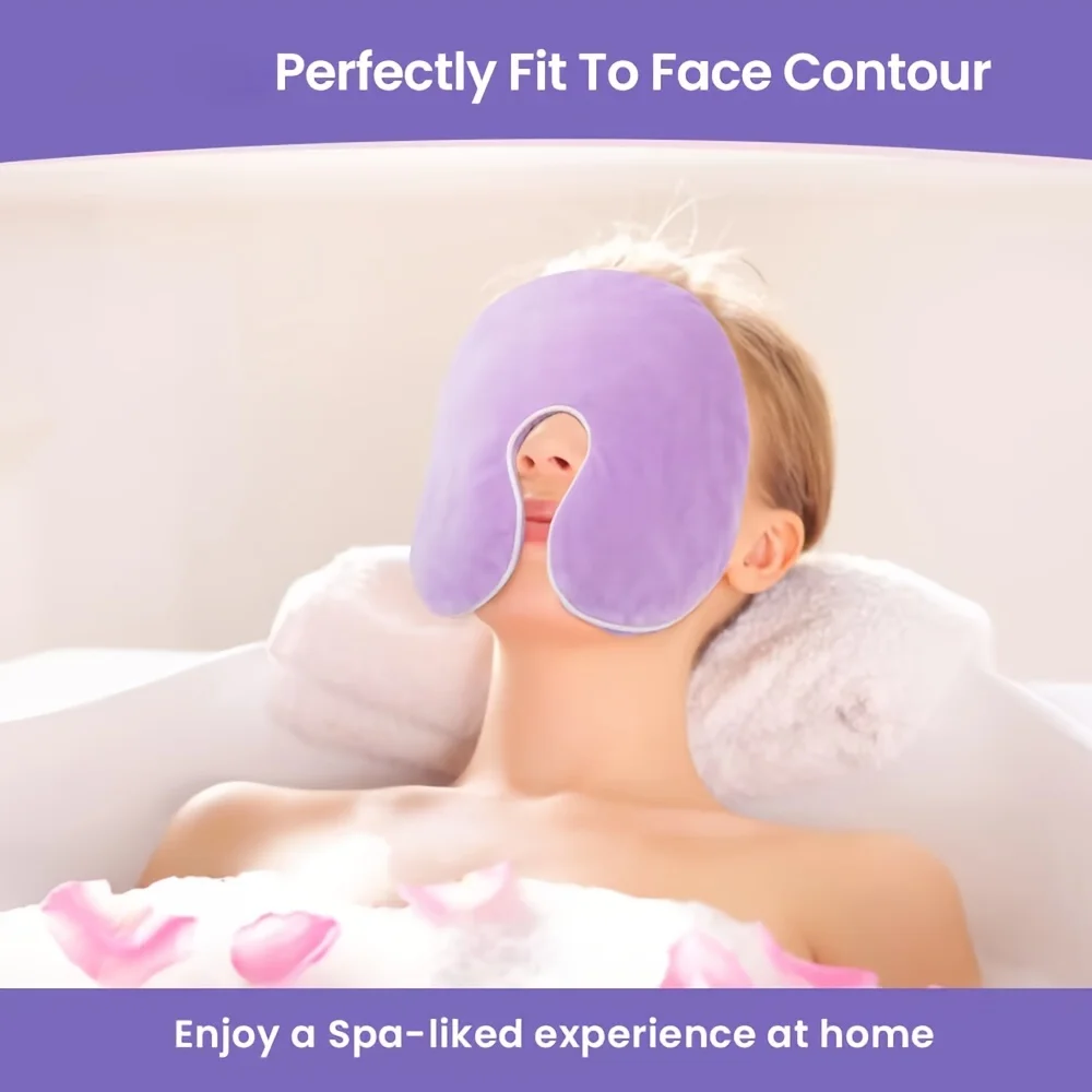 Mascarilla facial térmica y fría para ojos, SPA en casa - imagen 5