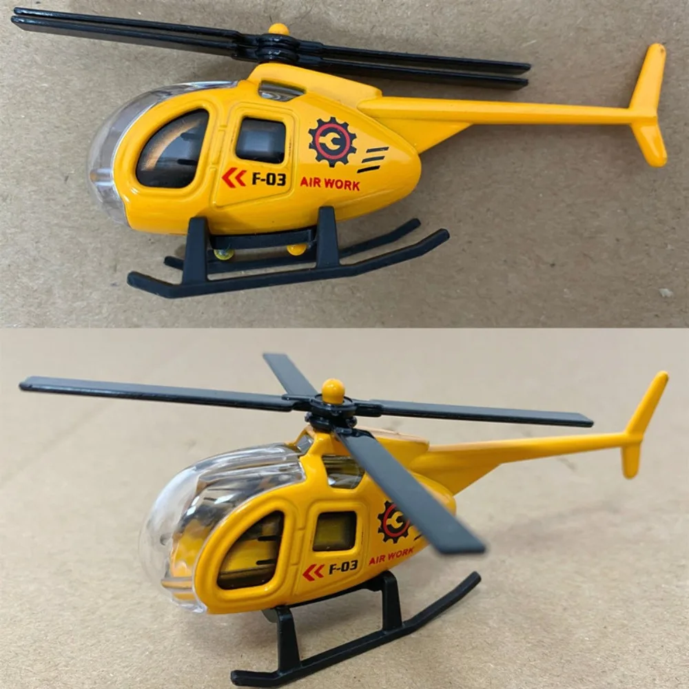 Accesorios de fotografía, regalo de Navidad, modelo de avión de aleación, modelo de helicóptero, juguetes, helicóptero fundido a presión, helicóptero de simulación - imagen 5