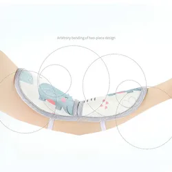 Manga refrigerante de seda para brazo – Alivio térmico verano