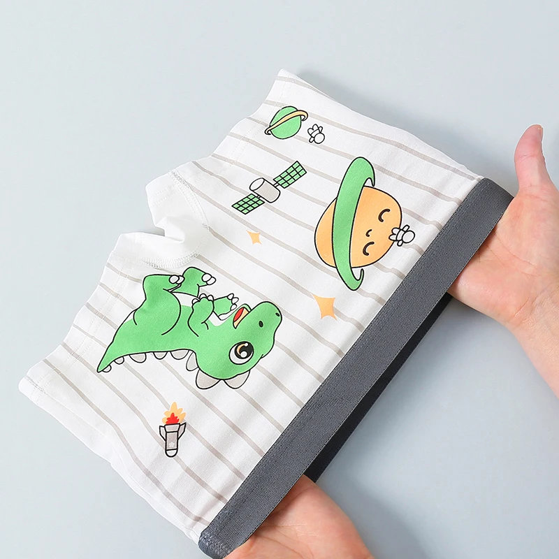 Calzoncillos Boxer de algodón con dinosaurio para niños - imagen 2