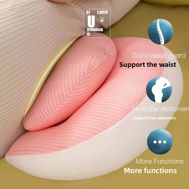 Almohada para embarazadas, protección de cintura, almohada para dormir lateral, soporte para embarazo, almohada para amamantar, almohadilla de artefacto, accesorios para bebés - imagen 2