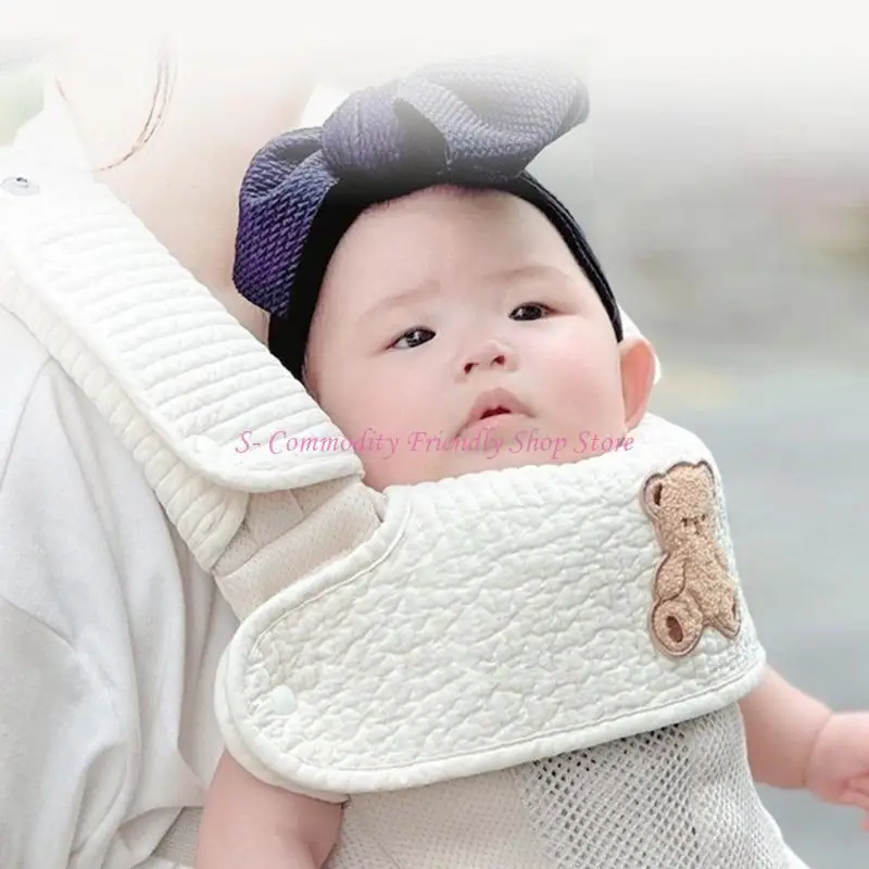 85AE portabebés, Baberos para taburetes, toalla para Saliva babeante para recién nacidos, paños para eructar infantiles para - imagen 3