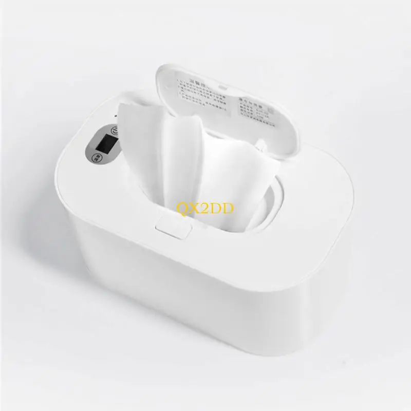 QX2D Calentador toallitas húmedas para bebés y dispensador toallitas húmedas para bebés Pantalla temperatura gran - imagen 3