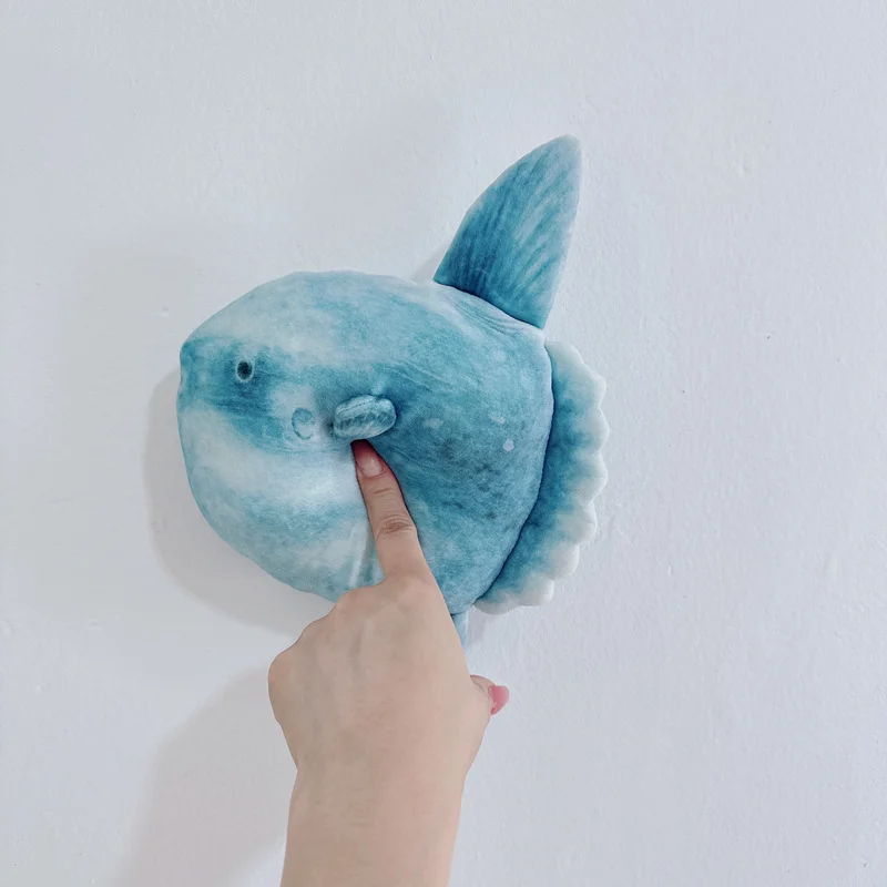 Peluche almohada tiburón azul de felpa para niños - imagen 5