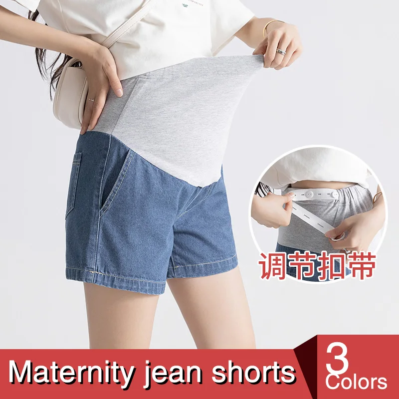 Pantalones vaqueros cortos maternity – Cómodos y frescos - imagen 2