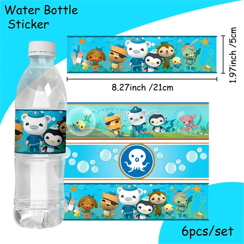 bottle label 6pcs