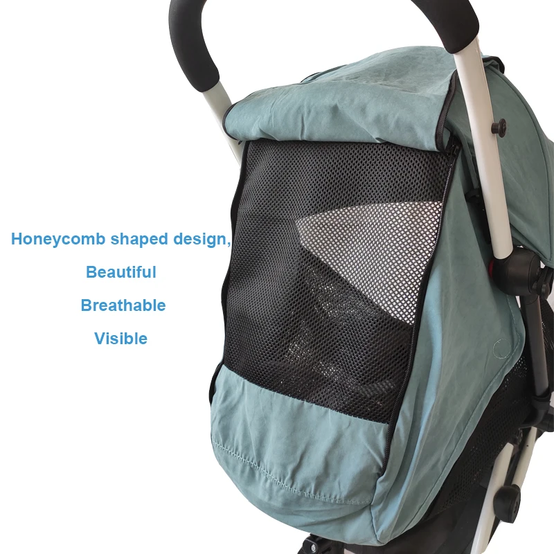MomTan ®   Juego de repuesto para cochecito de bebé de tela impermeable de poliéster suave Aqua Summer 1:1 175 °   Compatible con YOYO y YOYO2 - imagen 5