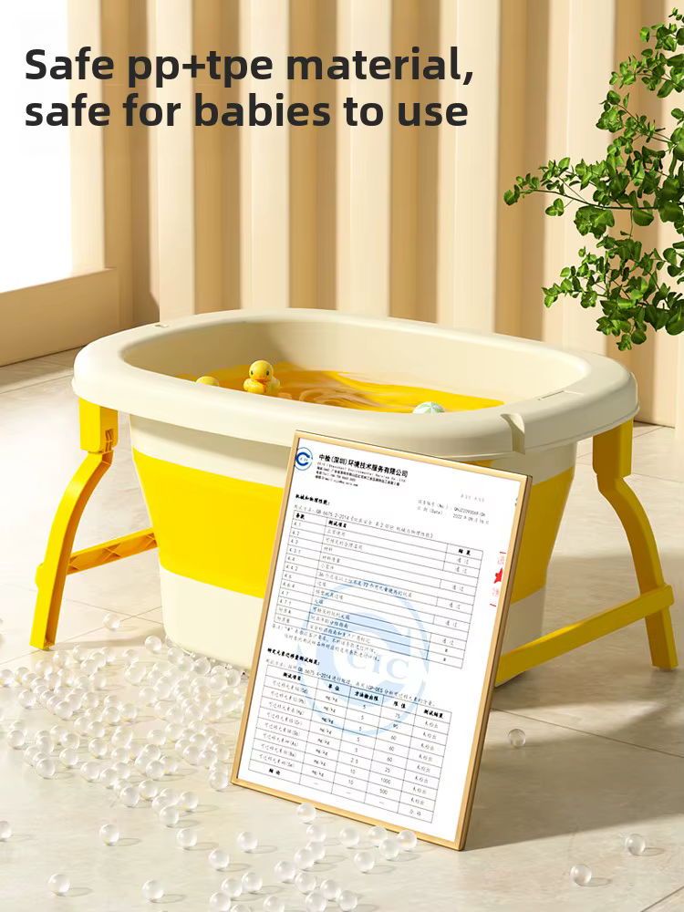 Bañera infantil plegable grande para el hogar - imagen 3