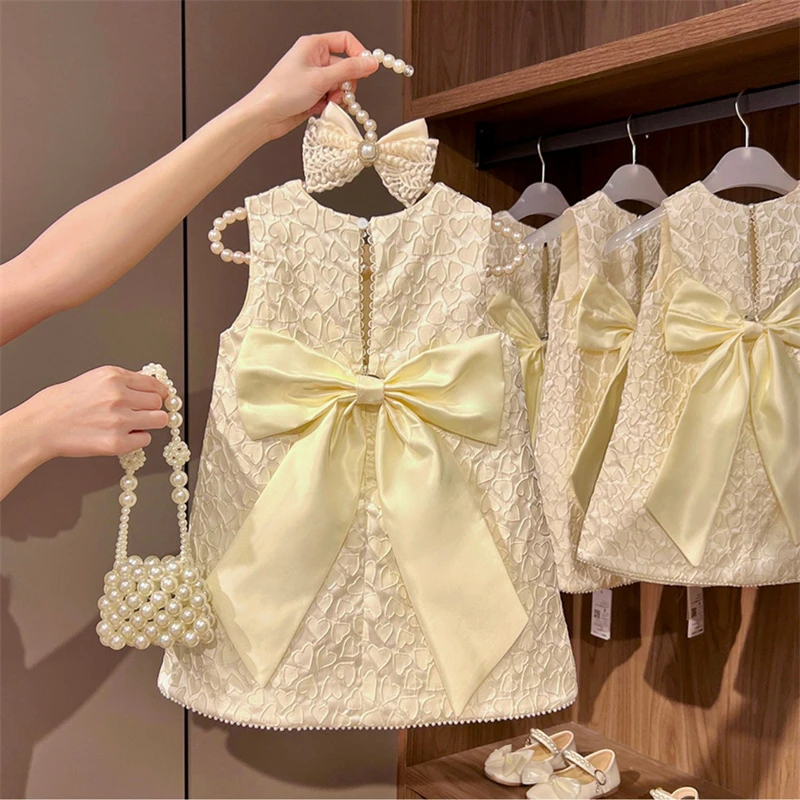 Vestido de niña clásico elegante de fiesta para boda princesa - imagen 5