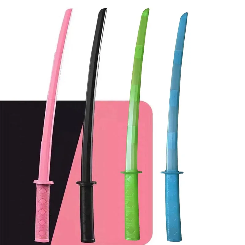 3D Printed Retractable Samurai Swords Toy Scalable Katana Cosplay Props Sword Knife Toys Adult Relieve Stress Funny Sword Gift - imagen 3