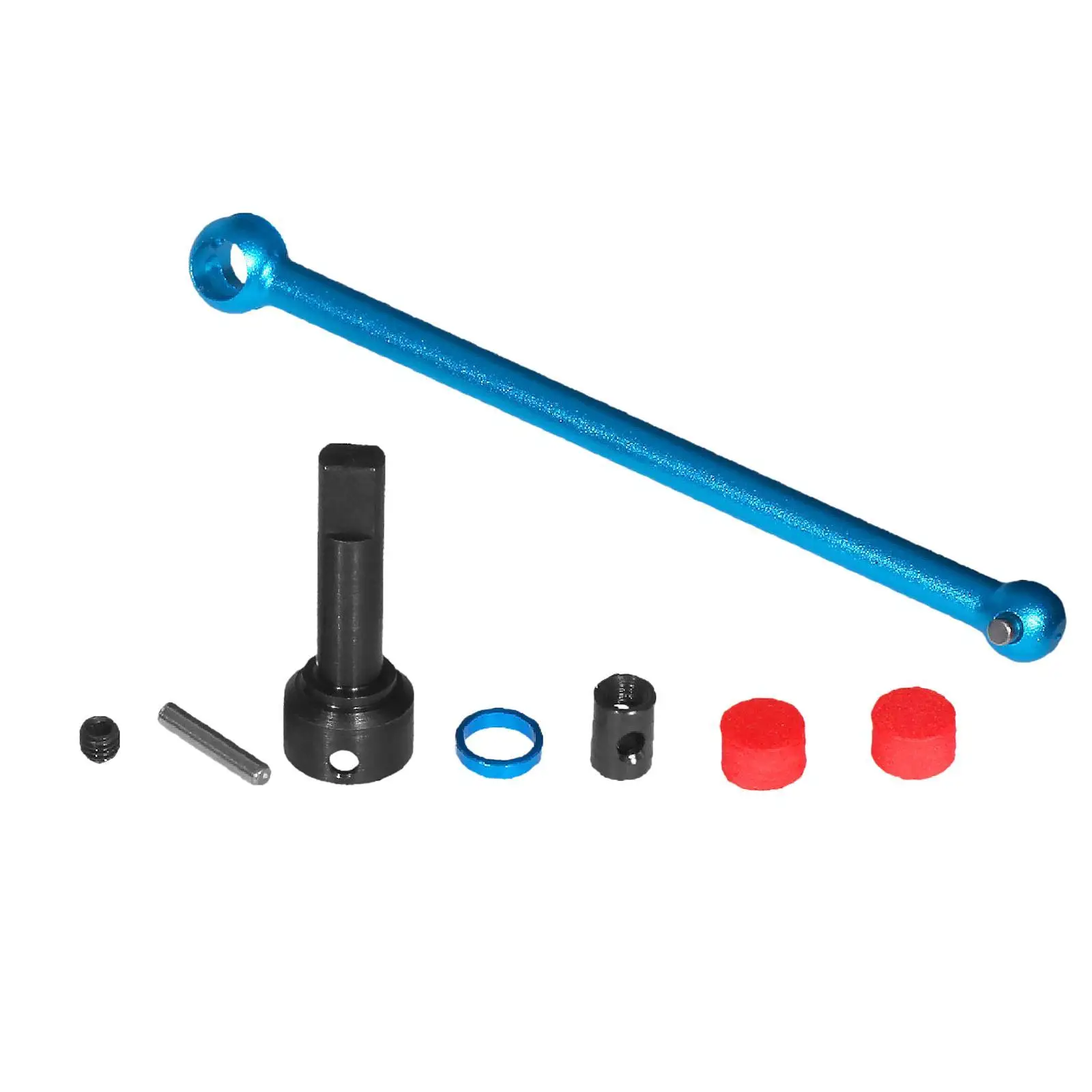 RC Aluminum Alloy CVD Driveshaft, Remote Control Car CVD Set, Center Axle Central Drive Shaft for 1/10 Vehicles Crawler