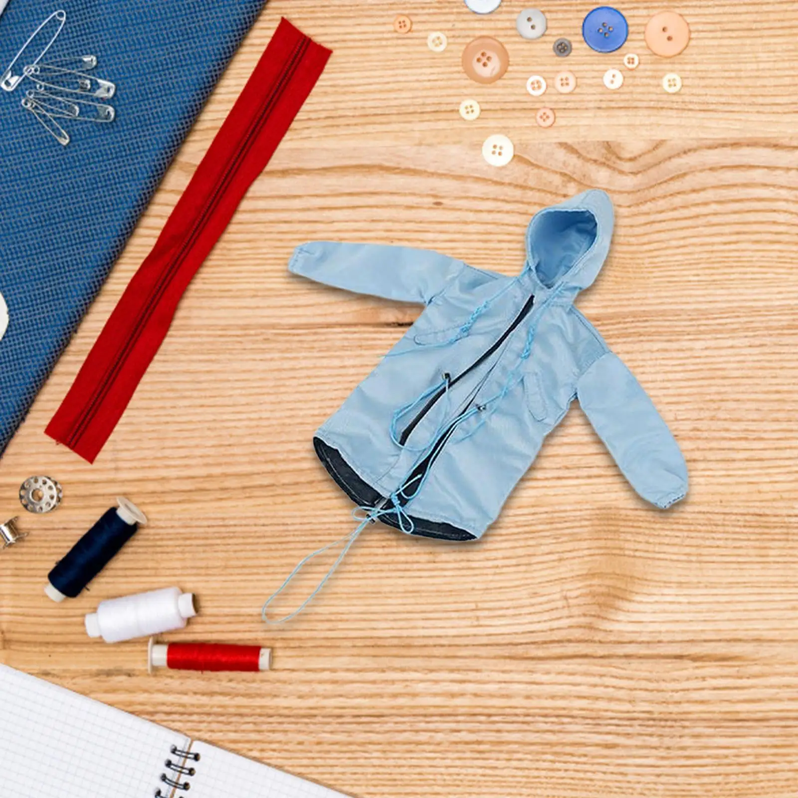 Ropa femenina a escala 1/6, figura coleccionable para mujer, ropa de moda, ropa de trabajo, abrigo para mujer para figura de acción de 12 ", chaqueta cortavientos - imagen 4