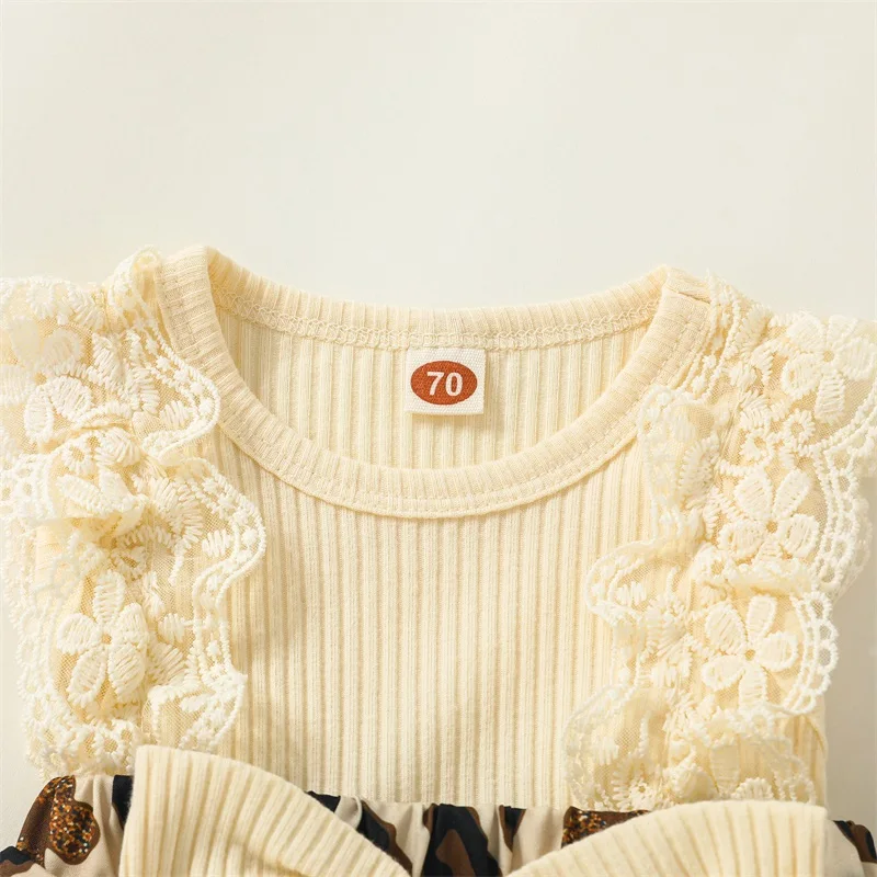 Conjunto verano niña: pelele sin mangas estampado leopardo y diadema - imagen 5