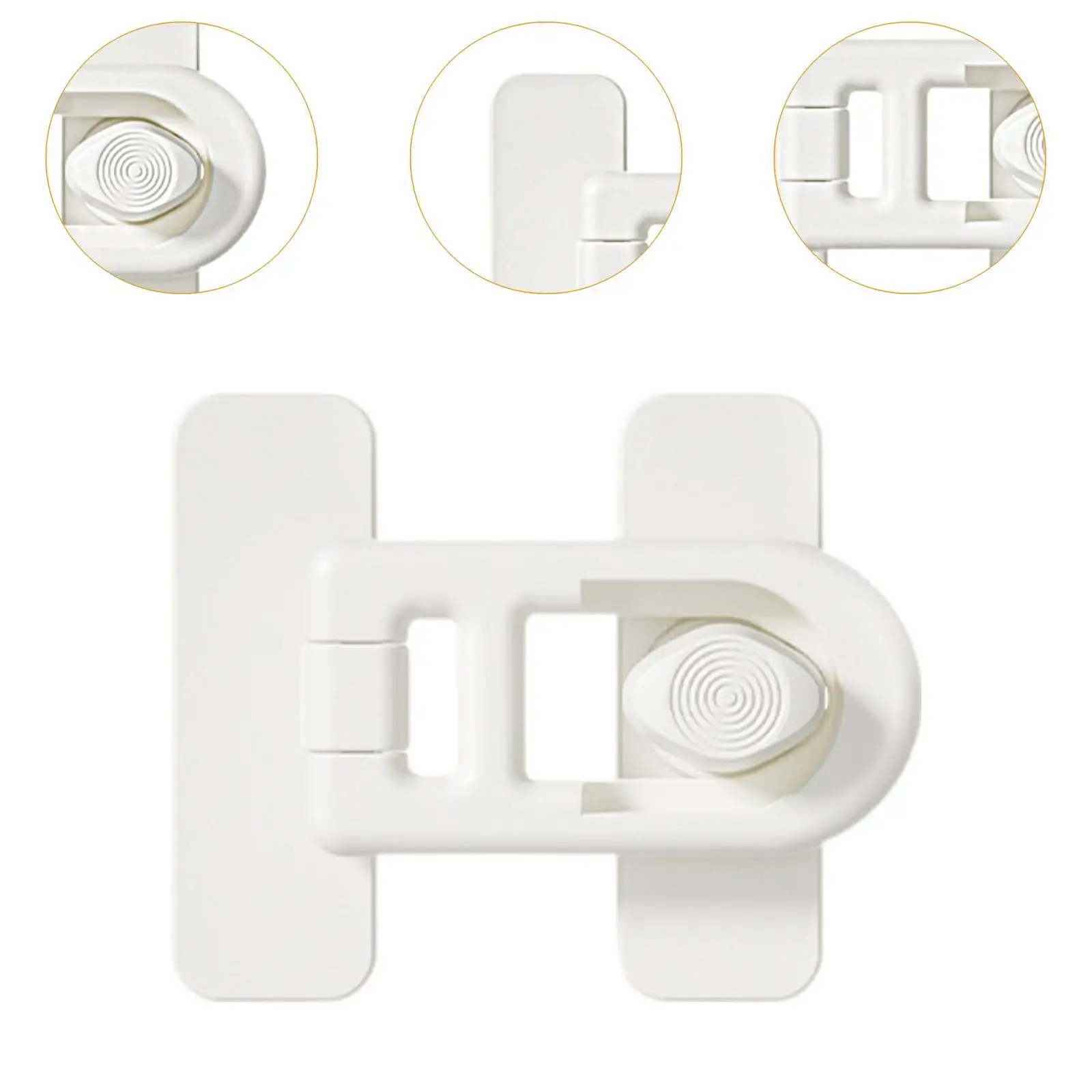 10Pcs Security Child Latch Locks Oven Locks for Sliding Door Bedroom Nursery