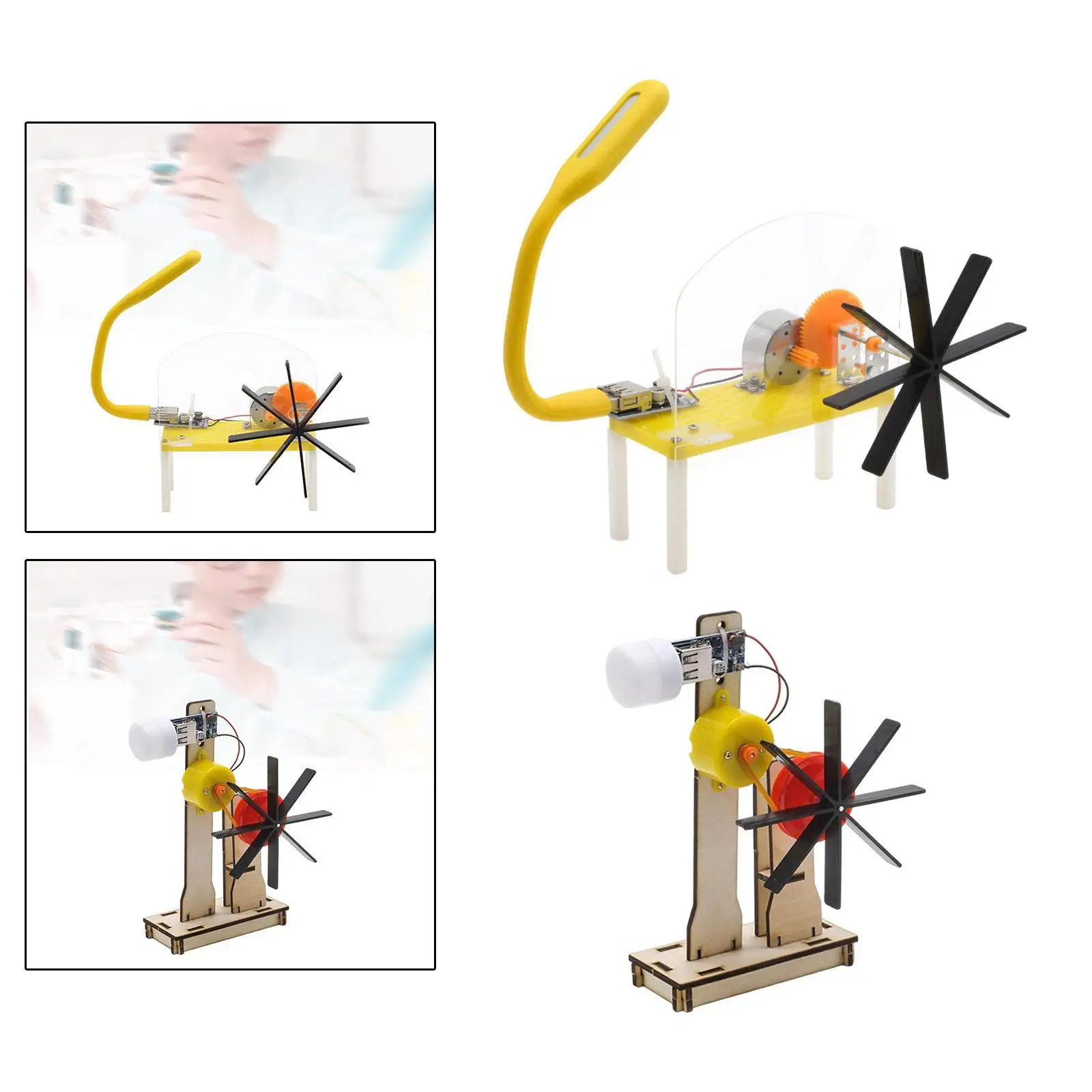 Impeller Hydroelectric Generate Model Electricity Teaching Tool Science Experiment Kit for Girls Boys Teens Kids Children Gift Impeller Hydroelectric Generate Model Electricity Teaching Tool Science Experiment Kit for Girls Boys Teens Kids Children Gift