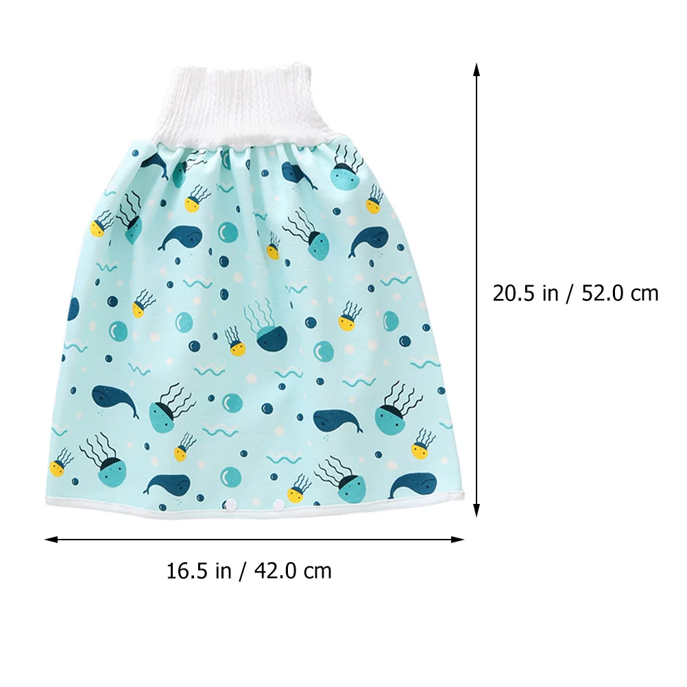 Pantalones cortos Pañales para recién nacidos a prueba de fugas Entrenamiento para ir al baño Pantalones de bebé de algodón puro para la noche - imagen 4