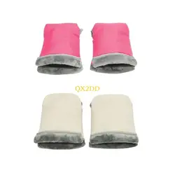 QX2D Protectores de mano cálidos para bebé – Guantes padres cochecito