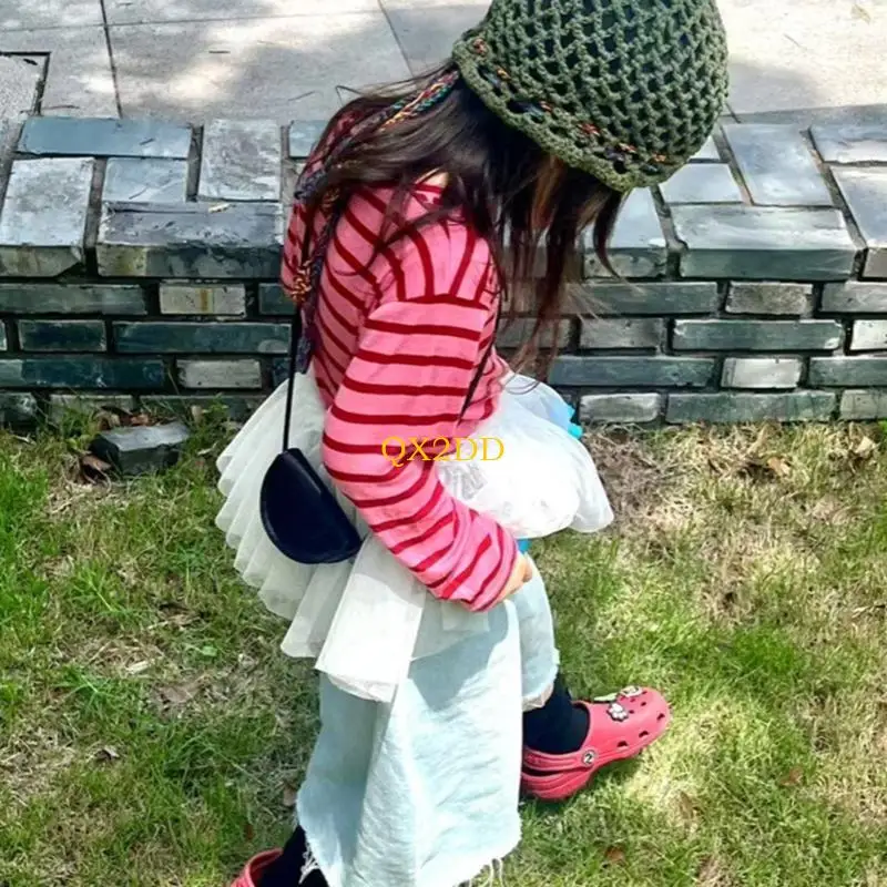 QX2D Easy Care Girls 'Falda y atuendo superposición en poliéster práctico para juego activo y cómodo accesorio elegante - imagen 2