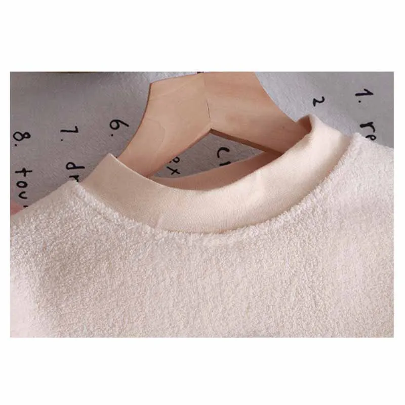 Pijama terciopelo grueso niños niñas – Conjunto de invierno