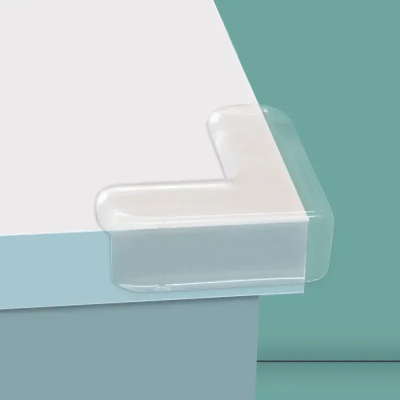4 unids/set Protector de esquina seguro de silicona para bebé protectores de bordes de seguridad para cubierta de protección infantil almohadillas angulares accesorios de protección de seguridad - imagen 2