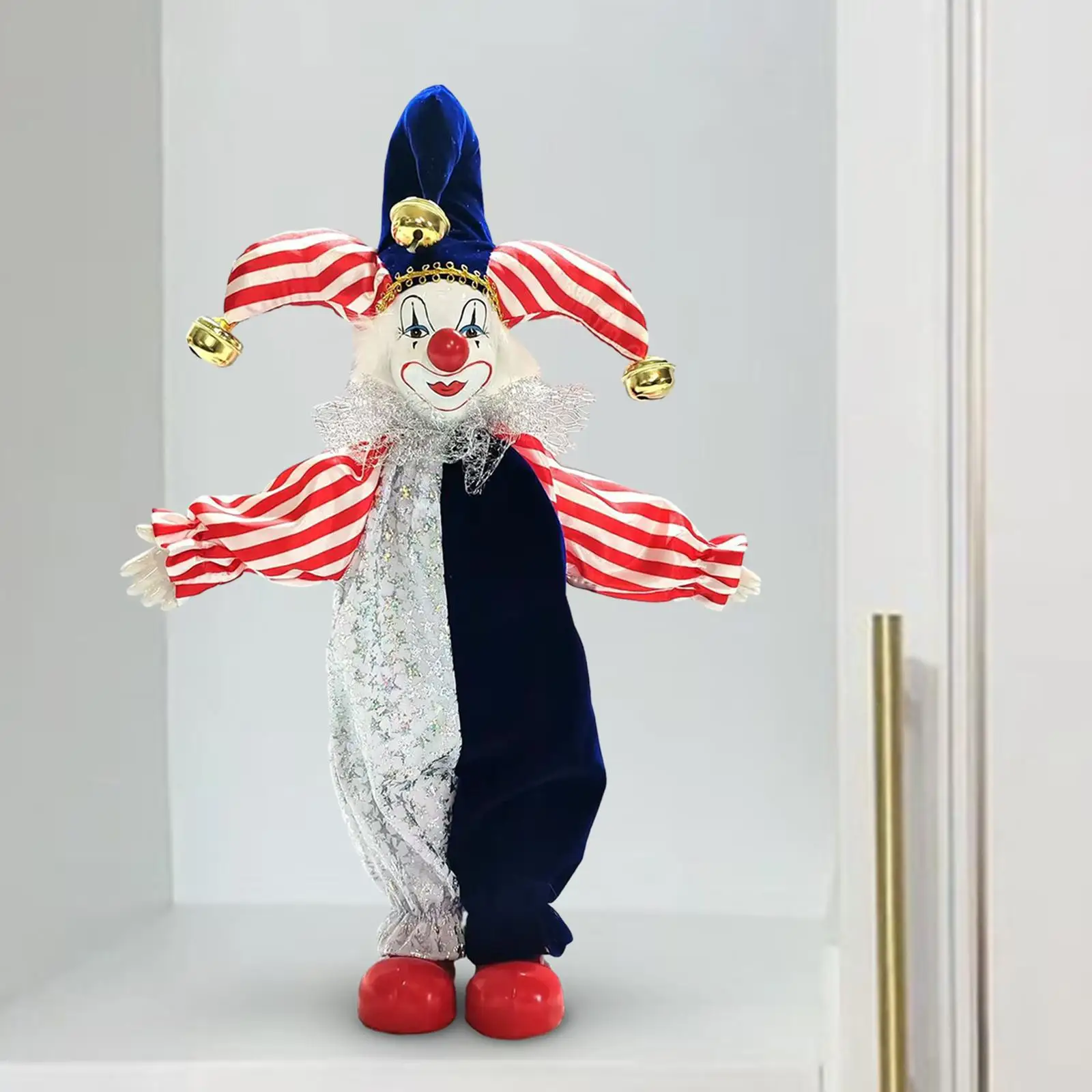 Clown Doll Funny Valentine Day Gift for Kids Collections Toy Jester Doll for Arts Crafts Party Favor Festival Birthday Souvenirs