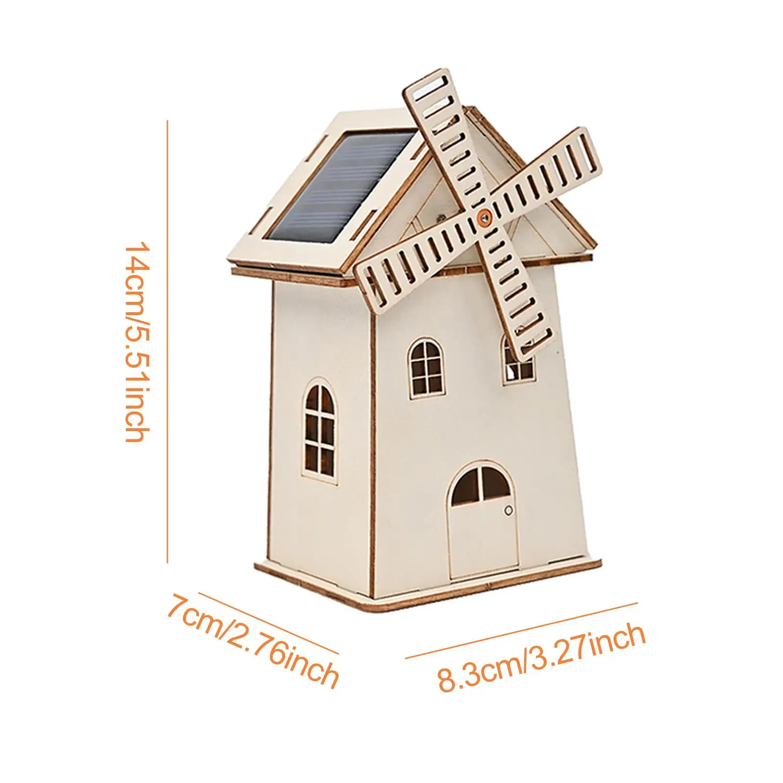 Science Experiment Kit Science Craft Model DIY Assembly Building Kit Solar Power Windmill Model 3D Puzzles for Boys Girls