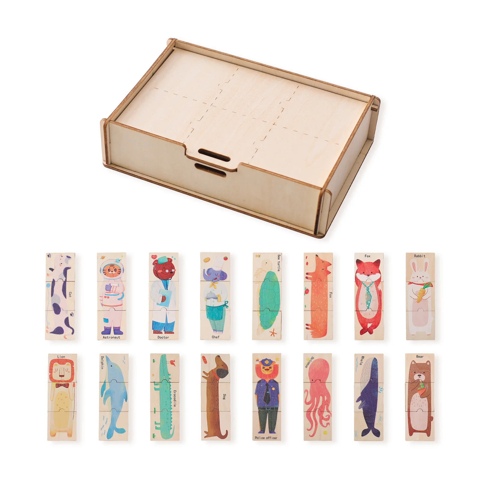 Wooden Puzzle Set