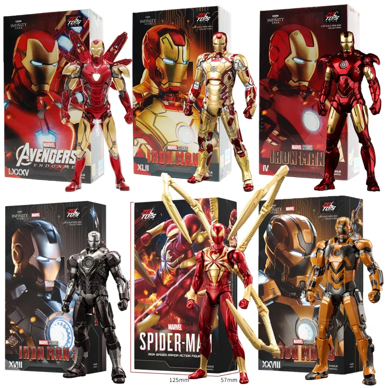Marvel Figuras de acción Iron Man y Spider-Man para niños - imagen 5