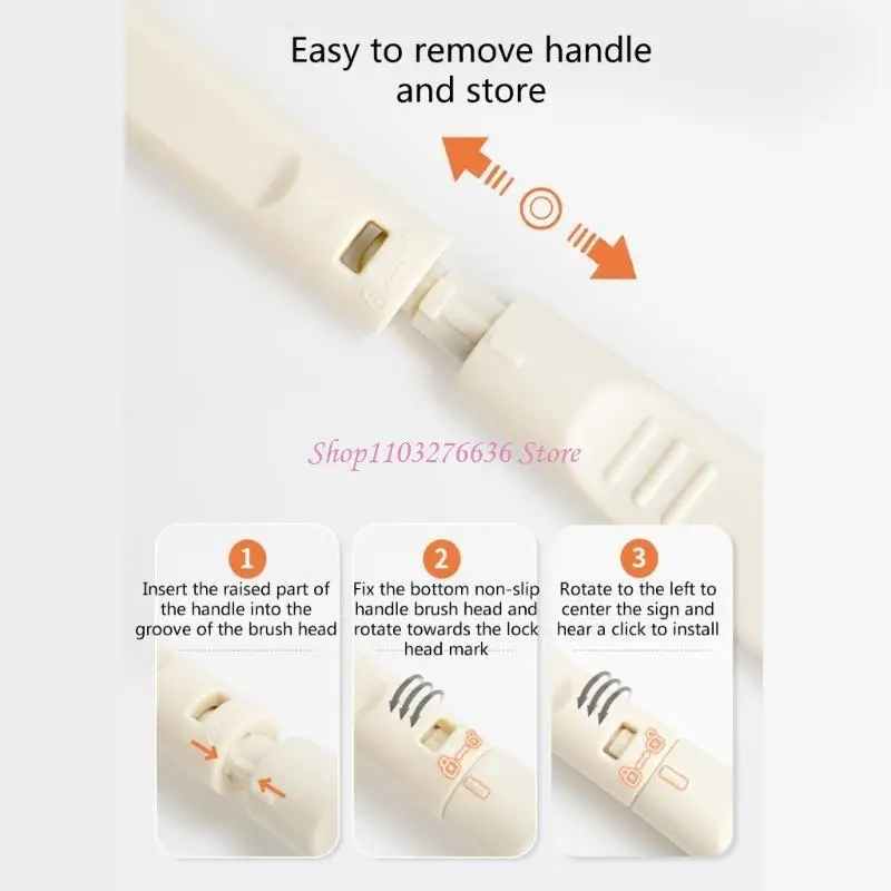 R6FD 6 en 1 Botty Bottle Cleaner Botella botella botella Cepillo paja y pincel pezón Botella alimentación Cleaner - imagen 5