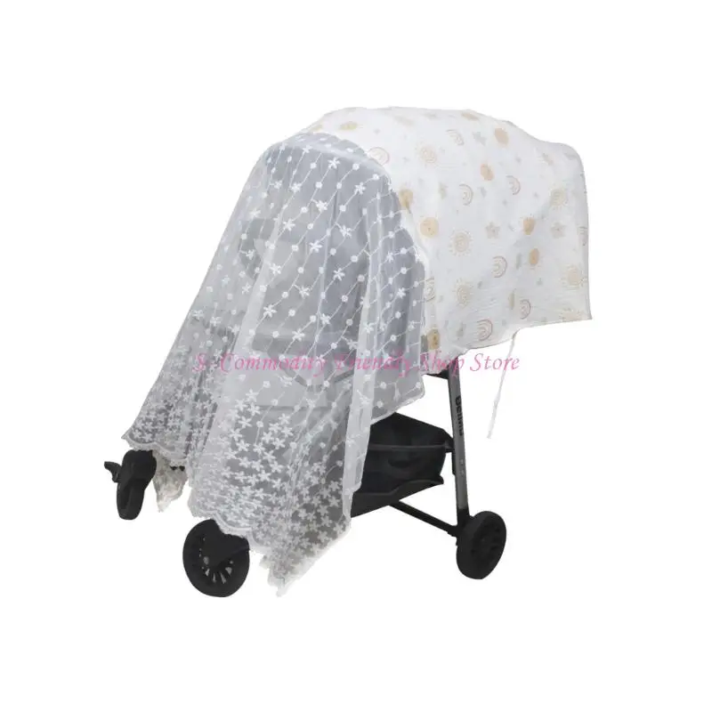 85AE Bordador bordado Característica cubierta Mesh Bloqueo en diseño recinto completo - imagen 4