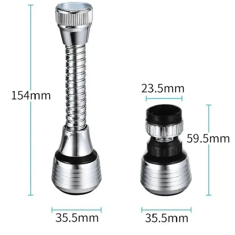 Aireador giratorio anti-salpicaduras para grifo de baño infantil - imagen 5