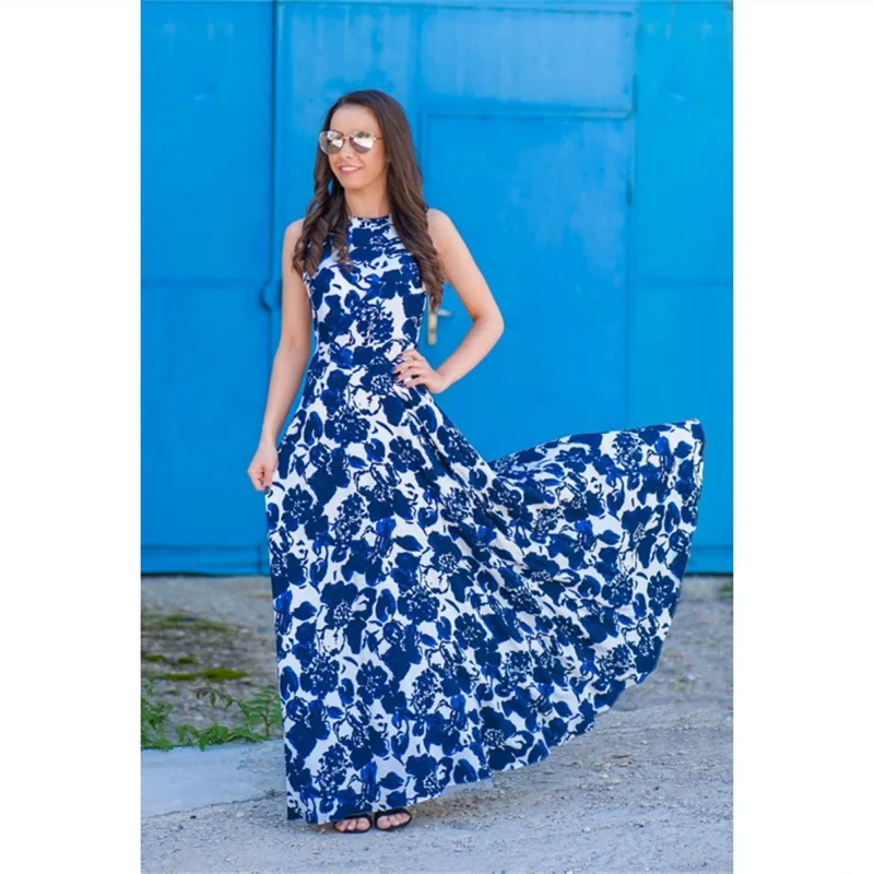 Vestido sin mangas estampado para niña – Look madre e hija verano - imagen 3