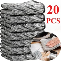 LeMeenQ Paño microfibra mágico para cocina sin arañazos - doble capa