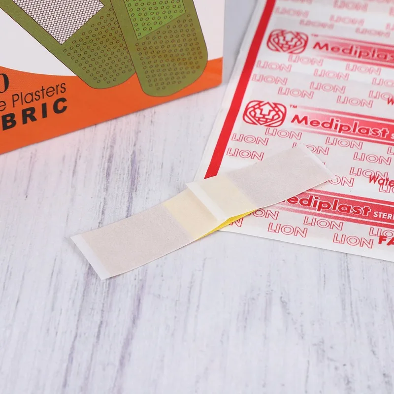 100 Uds tirita impermeable hemostasia vendajes adhesivos para bebés parches de yeso para heridas
