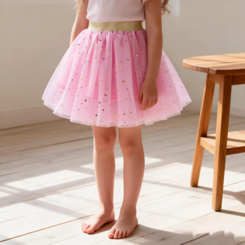 Falda tutu de encaje con lentejuelas para niñas - Verano fiesta - imagen 3