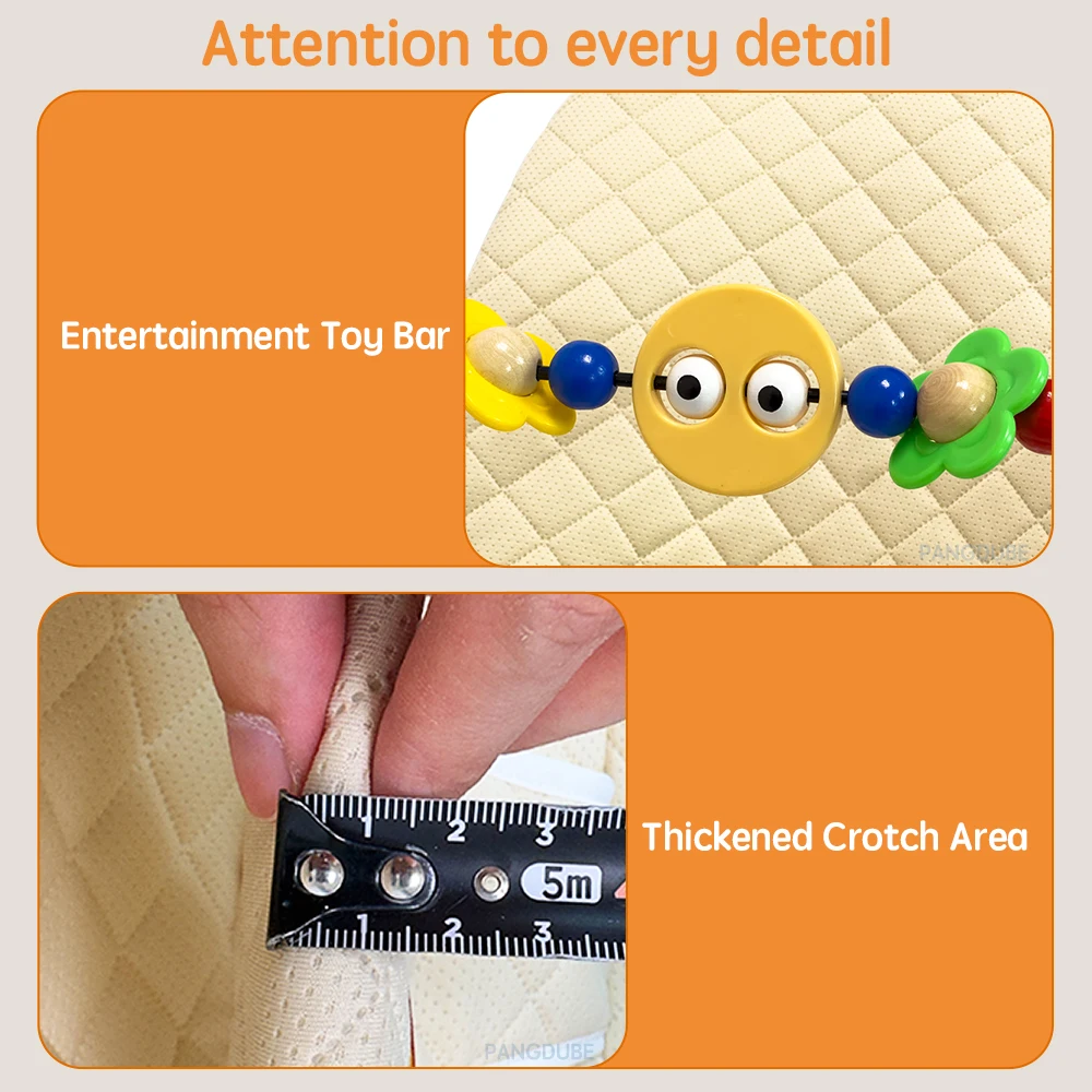 PANGDUBE Baby Bouncer Asiento plegable y portátil para bebés Silla reclinable Moisés para bebés Sillón reclinable para bebés - imagen 3