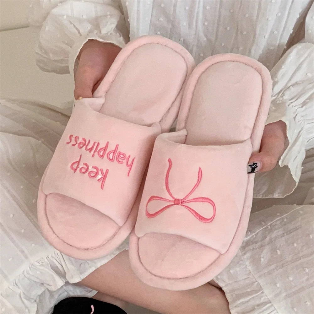 Zapatillas mullidas de interior para niñas con suela antideslizante