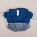 Blue Knit Pullover