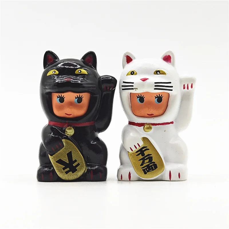 Muñeca bebé caja ciega Cos gato de la suerte Fuji montaña diseño de flor de cerezo figura de acción juguete para regalo de Fans - imagen 5