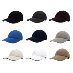 Gorra de béisbol infantil con cola de caballo y secado rápido
