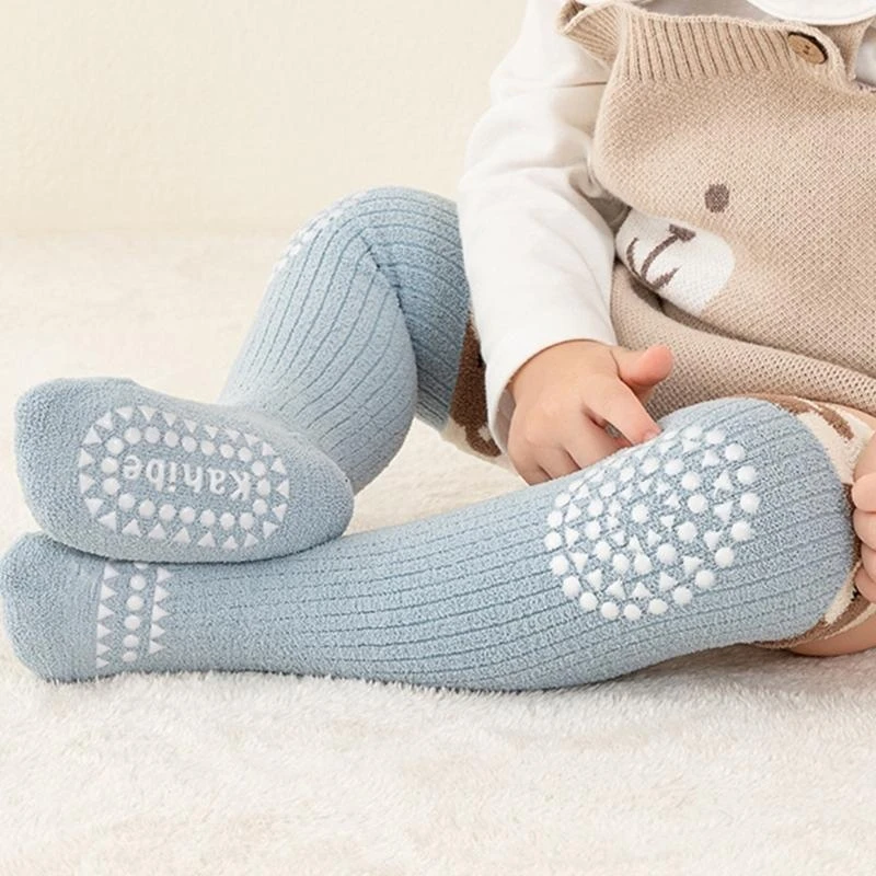 M76C Calcetines hasta rodilla para bebé, calcetines por encima rodilla para niños y niñas 0 a 3 años, calcetines - imagen 2