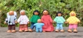 7pcs doll family C
