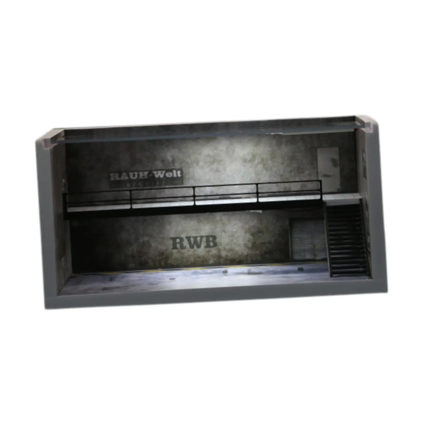 1/64 Model Car Display Case Ornament Photo Prop Toy Car Storage Home Decoration Display Box Parking Scene Showcase Organizer