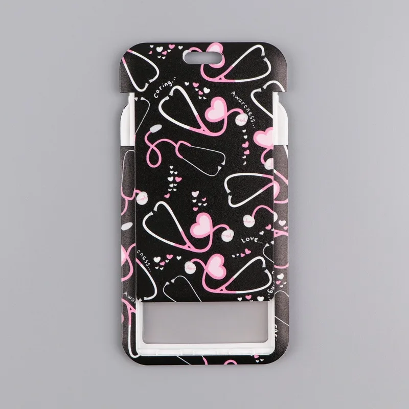 Mariposa amor flor cordón para teléfono móvil cubierta de tarjeta tarjeta de autobús tarjeta de estudiante trabajo carcasa dura cubierta de protección multifuncional - imagen 4