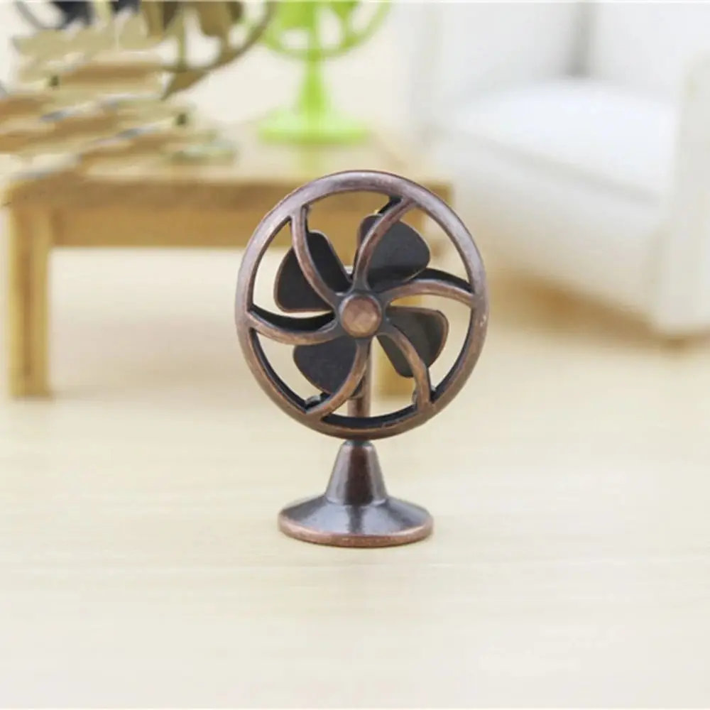 Ventilador miniatura para casa de munecas 1:12 - diseno vintage - imagen 4