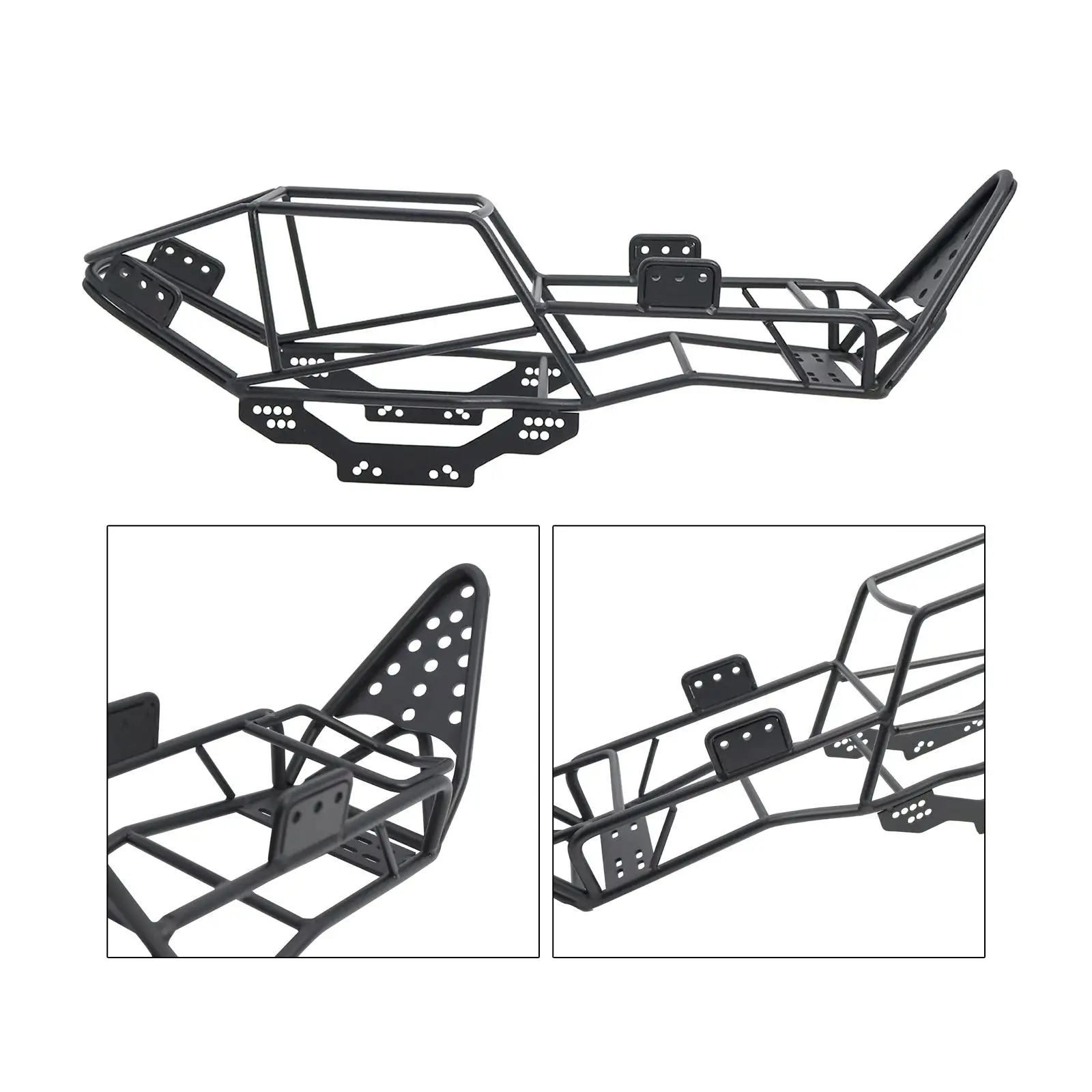 Jaula antivuelco de coche RC para SCX10 90027 modelo 1:10 RC Hobby Car vehículos modificación sobre orugas - imagen 5