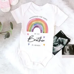 Mono bebé verano manga corta con chaleco estampado arcoíris