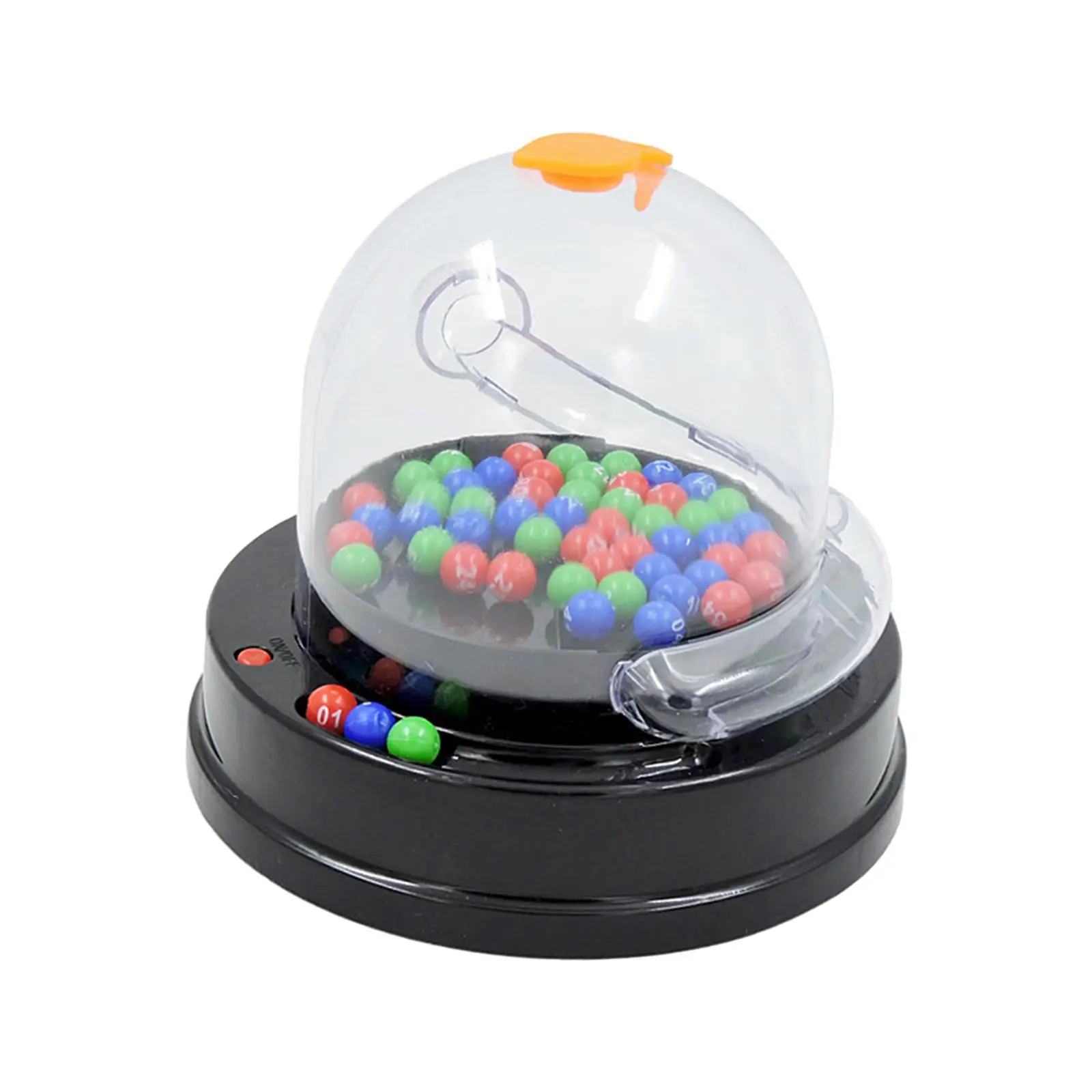 Electric RAFFLE Ball Machine Portable Desktop Game Games Cage Game for Carnivals KTV Nightclub Cafe Party Entertainment