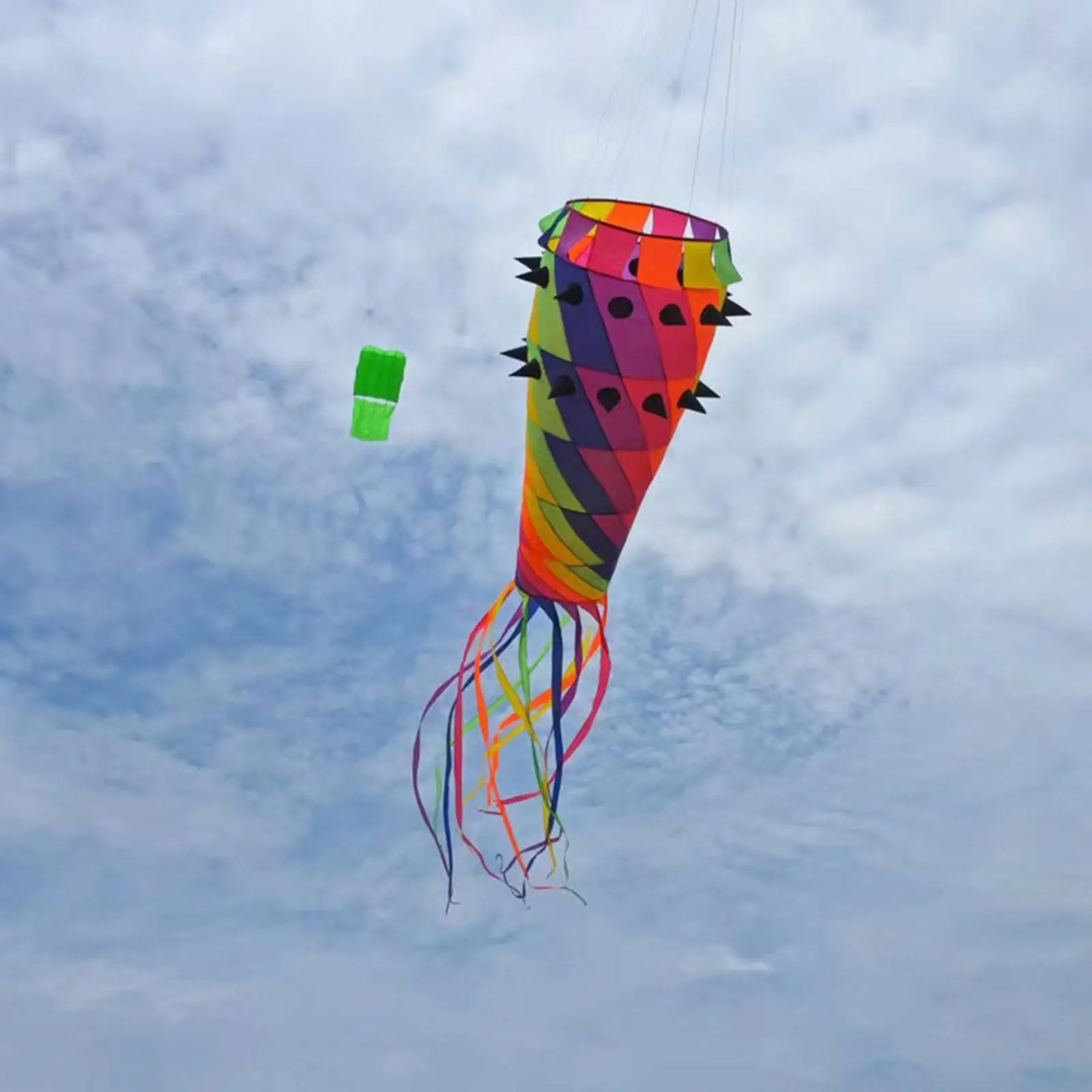 Popular Rotating Tube Kite Lightweight Long Tail Kite for Sea Beach Sports